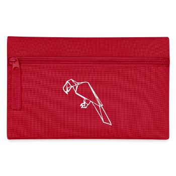 Ara | Perroquet | Origami - Trousse - rouge - Devant