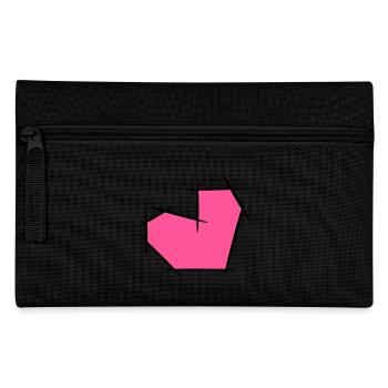 Heart of lines - Pencil Case - black - Front