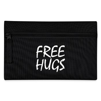 Free Hugs - Federtasche - Schwarz - Vorne