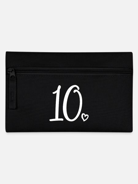 10. Geburtstag Mädchen 10 Jahre alt Süße Nummer 10 - Federtasche - Schwarz