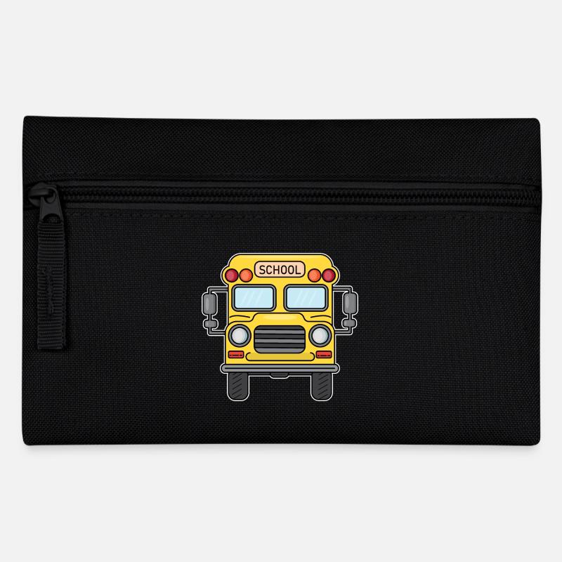 Schulbus - Federtasche - Schwarz