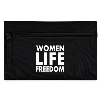 Women life freedom iran - Federtasche - Schwarz - Vorne