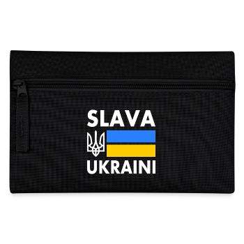Slava ukraini - Pencil Case - black - Front