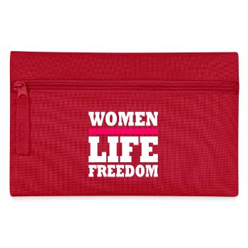 Women life freedom iran - Federtasche - Rot - Vorne