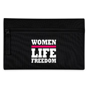 Women life freedom iran - Pencil Case - black - Front