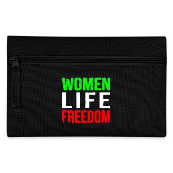 Women life freedom iran - Pencil Case - black - Front