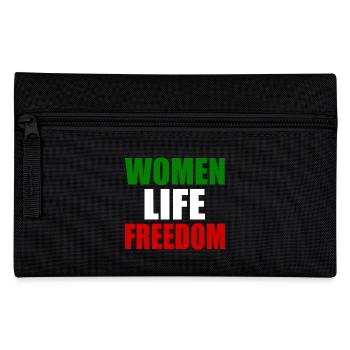 Women life freedom - Pencil Case - black - Front