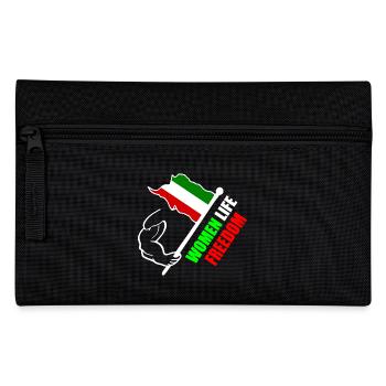 Women life freedom - Federtasche - Schwarz - Vorne