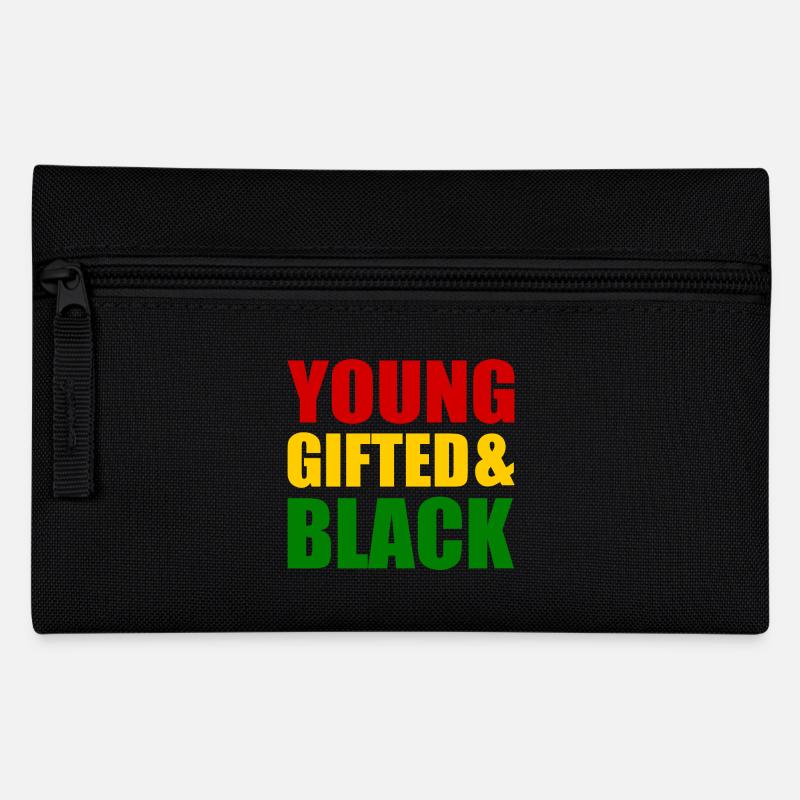 young gifted and black - Federtasche - Schwarz