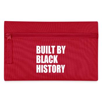 Built by black history - Federtasche - Rot - Vorne