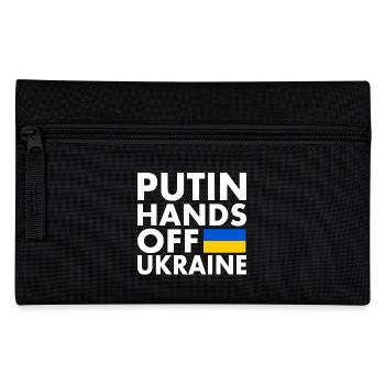 Putin hands off ukraine - Federtasche - Schwarz - Vorne