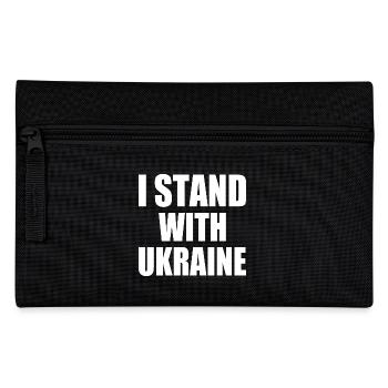 I stand with ukraine - Trousse - noir - Devant