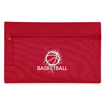 Basketball Symbol Blast Symbol Sports Club - Pencil Case - red - Front