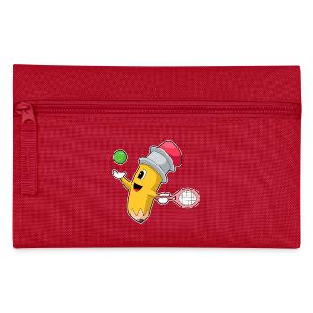 Raquette de tennis crayon - Trousse - rouge - Devant