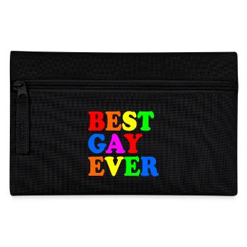 Best gay ever - Federtasche - Schwarz - Vorne