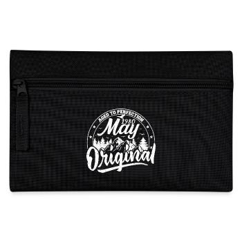 Mai 1980 Anniversaire Mai 1980 Cadeau Mai 1980 Mai - Trousse - noir - Devant