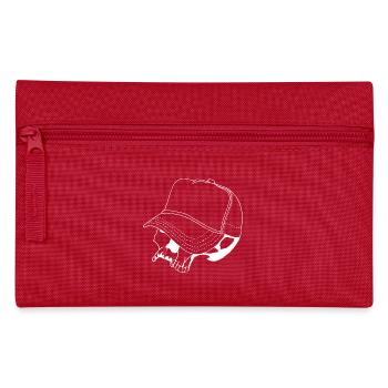Skull Cap - Federtasche - Rot - Vorne
