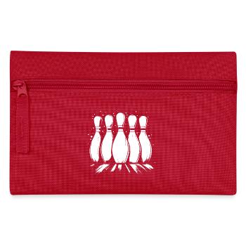 Bowling Pins - Pencil Case - red - Front