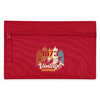 52nd birthday - legendary since November 1973 - Pencil Case - red - Front