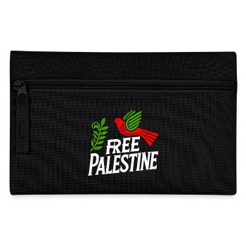 Free palestine - Trousse - noir - Devant