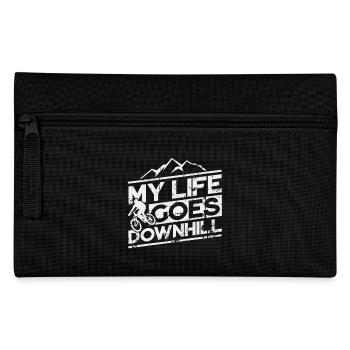 Downhill Mountain Bike Bicycle MTB - Pencil Case - black - Front