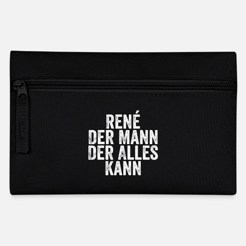 Rene Der Mann Der Alles Kann Vorname René - Federtasche - Schwarz