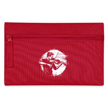 Violinist Sketch - Pencil Case - red - Front