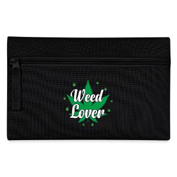 Weed Lover - Cannabis Lover - Marihuana Lover - Federtasche - Schwarz - Vorne