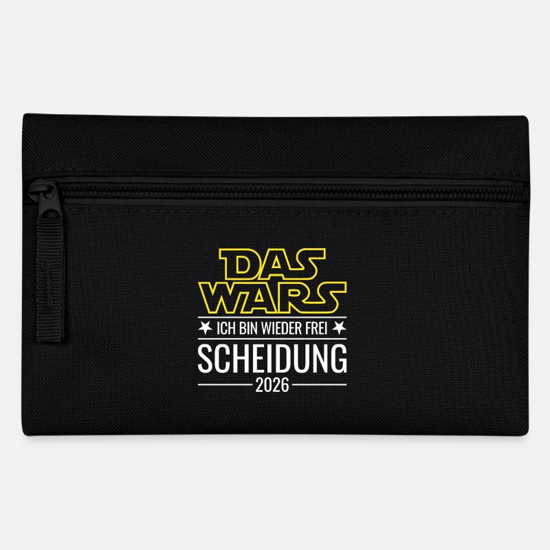 Scheidung 2026 - Das wars - Ich bin wieder frei - Federtasche - Schwarz
