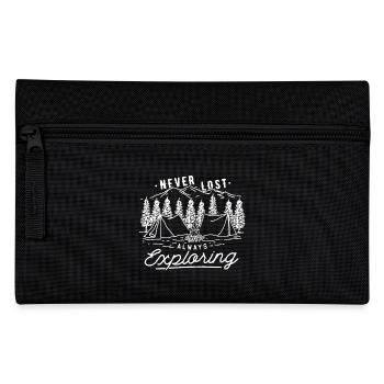 Camping Never Lost Always Exploring - Pencil Case - black - Front