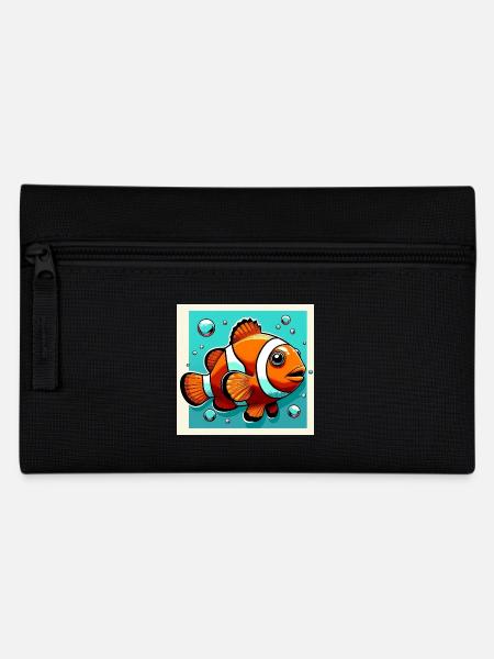Clownfisch - Federtasche - Schwarz