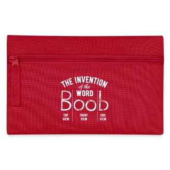 L’invention du mot boob - Fun Gift - Trousse - rouge - Devant