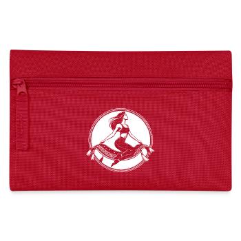 Fliegender Teppich Design – Magischer Orient - Federtasche - Rot - Vorne