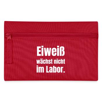 Protein does not grow in the laboratory - Pencil Case - red - Front