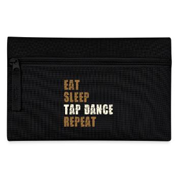 Eat Sleep Tap Dance Repeat - Federtasche - Schwarz - Vorne