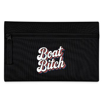 Lustige Retro-Bootslebenstypografie - Federtasche - Schwarz - Vorne