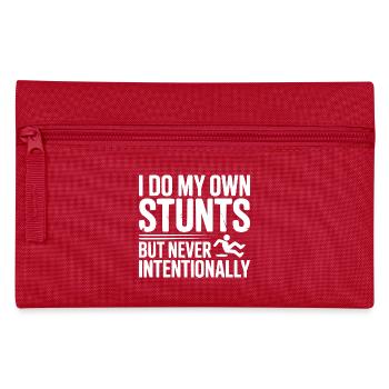 Je fais mes propres cascades mais jamais intentionnellement - Trousse - rouge - Devant