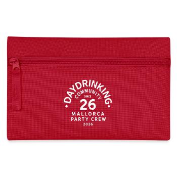 Équipe de fête communautaire à la consommation de jour de Malle 2026 - Trousse - rouge - Devant