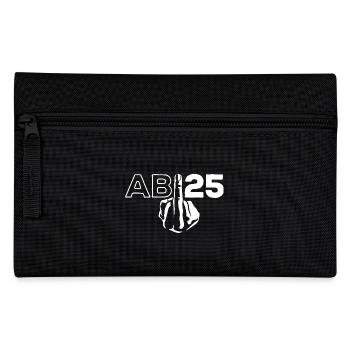Abi 25 - Stinkefinger - Abitur - Geschenk - Federtasche - Schwarz - Vorne