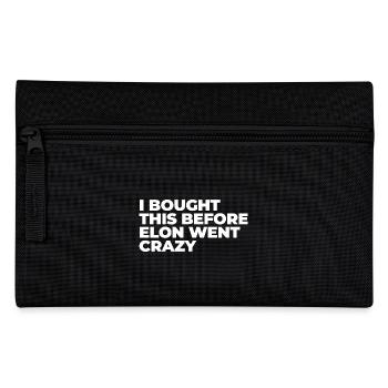 I bought this before Elon went crazy - Pencil Case - black - Front