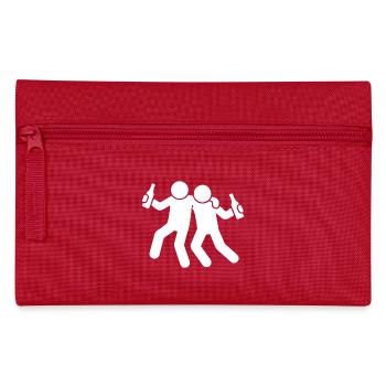 Buddies Celebration Design - Pencil Case - red - Front