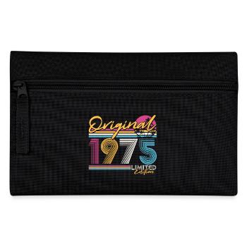 1975 Vintage Birthday Vintage Retro Gift - Pencil Case - black - Front
