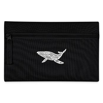 Vector Whale Silhouette - Pencil Case - black - Front