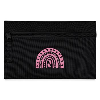 Wenn aus Liebe Leben wird - Baby - schwanger - Federtasche - Schwarz - Vorne