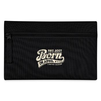 Born in April 2007 - Birthday - Gift - Pencil Case - black - Front