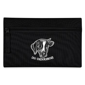 Kein Unterschied zwischen Hund und Kuh - Federtasche - Schwarz - Vorne