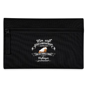 Haflinger luck - Pencil Case - black - Front