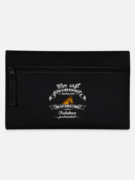 Trakehner Glück - Federtasche - Schwarz