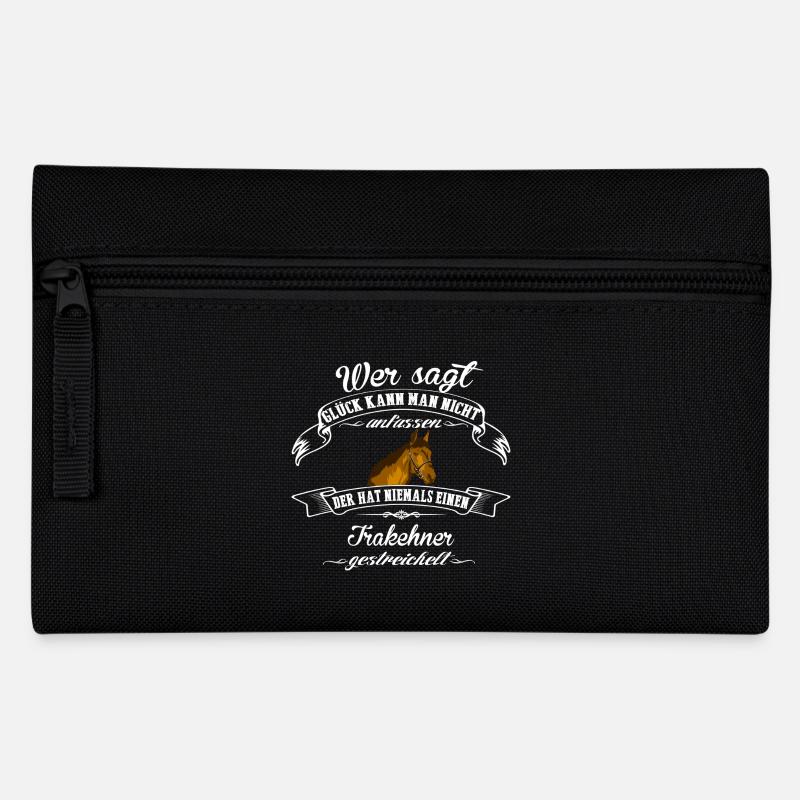 Trakehner Glück - Federtasche - Schwarz