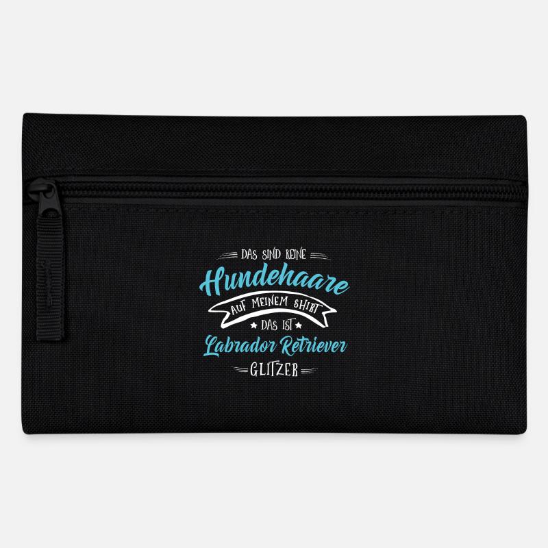 Hund Labrador Retriever - Federtasche - Schwarz